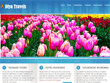 Tablet Screenshot of diyatravelsindia.com